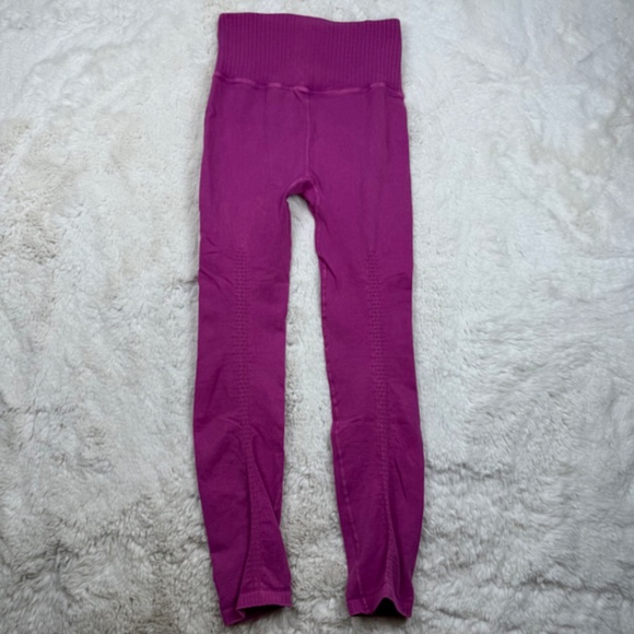 Free People Movement Legging High-Rise 7/8 Good Karma Hot Pink XS/S - Picture 5 of 6